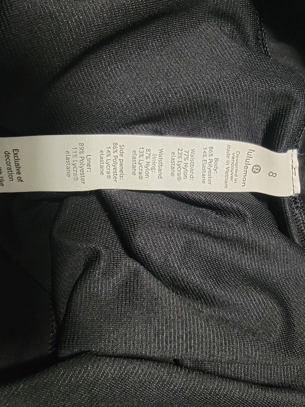 lululemon athletica Women's Black Pants - Classic Comfort